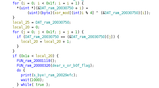 Dear X: or b0f Compare Function
