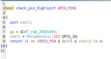 Short pin check function